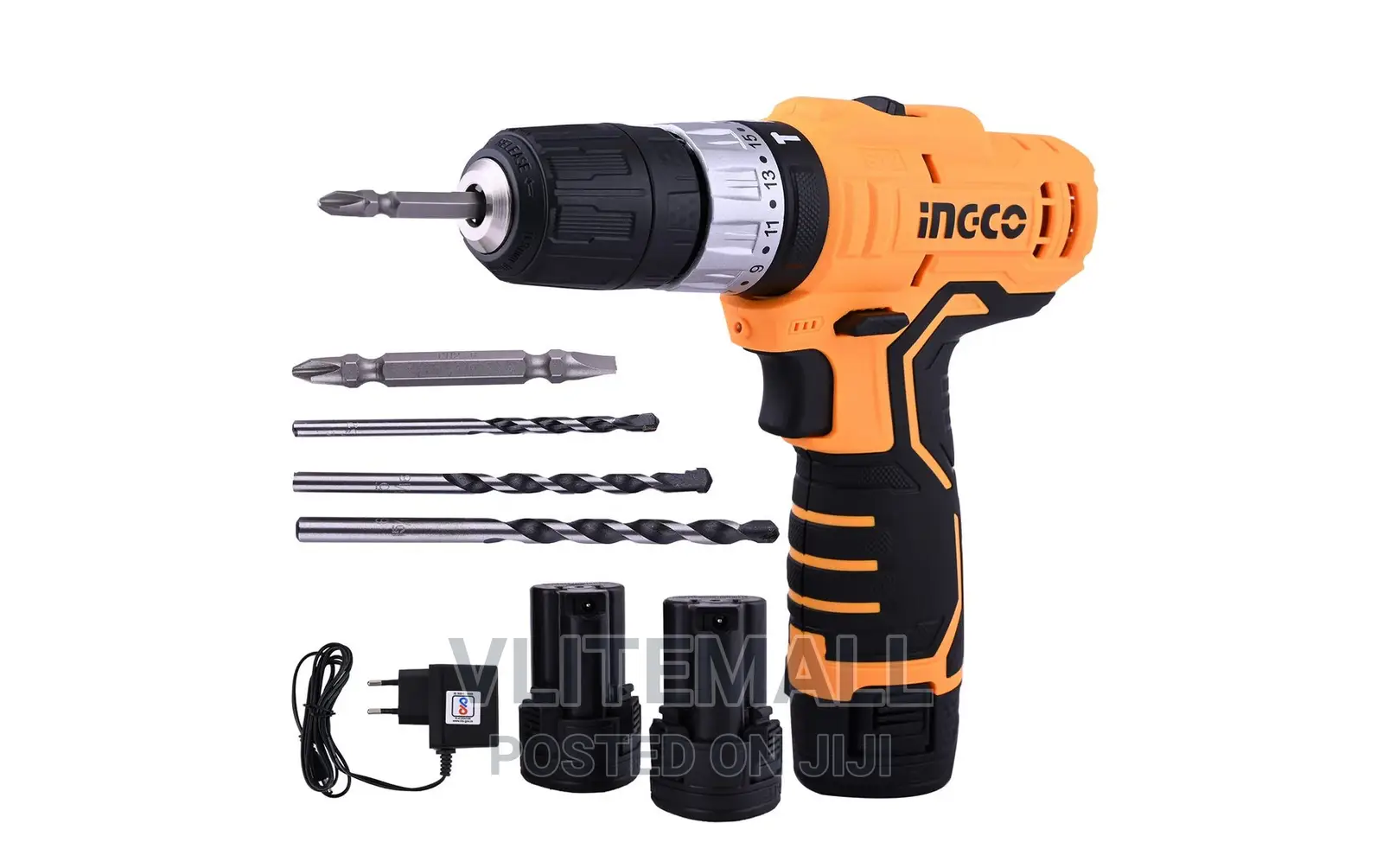 INGCO Cordless Drill With 2pcs Batteries
