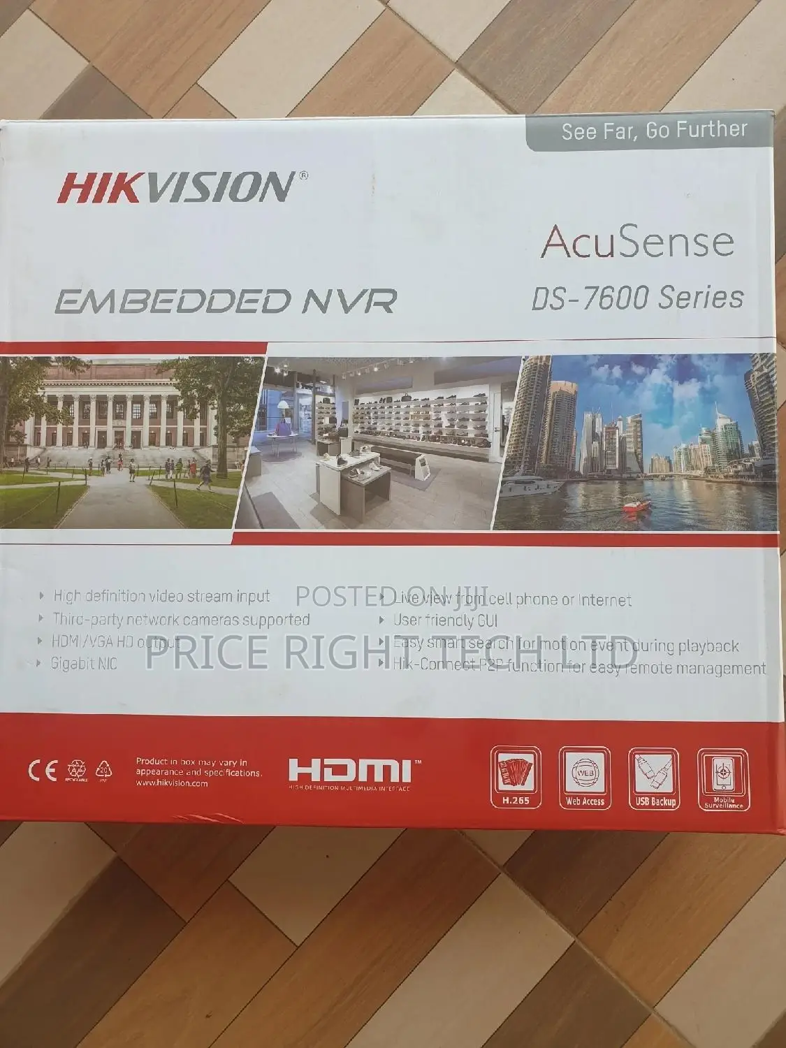 Hikvision Acusense 32 Channel With Poe NVR Ds-7632nxi-/16p L