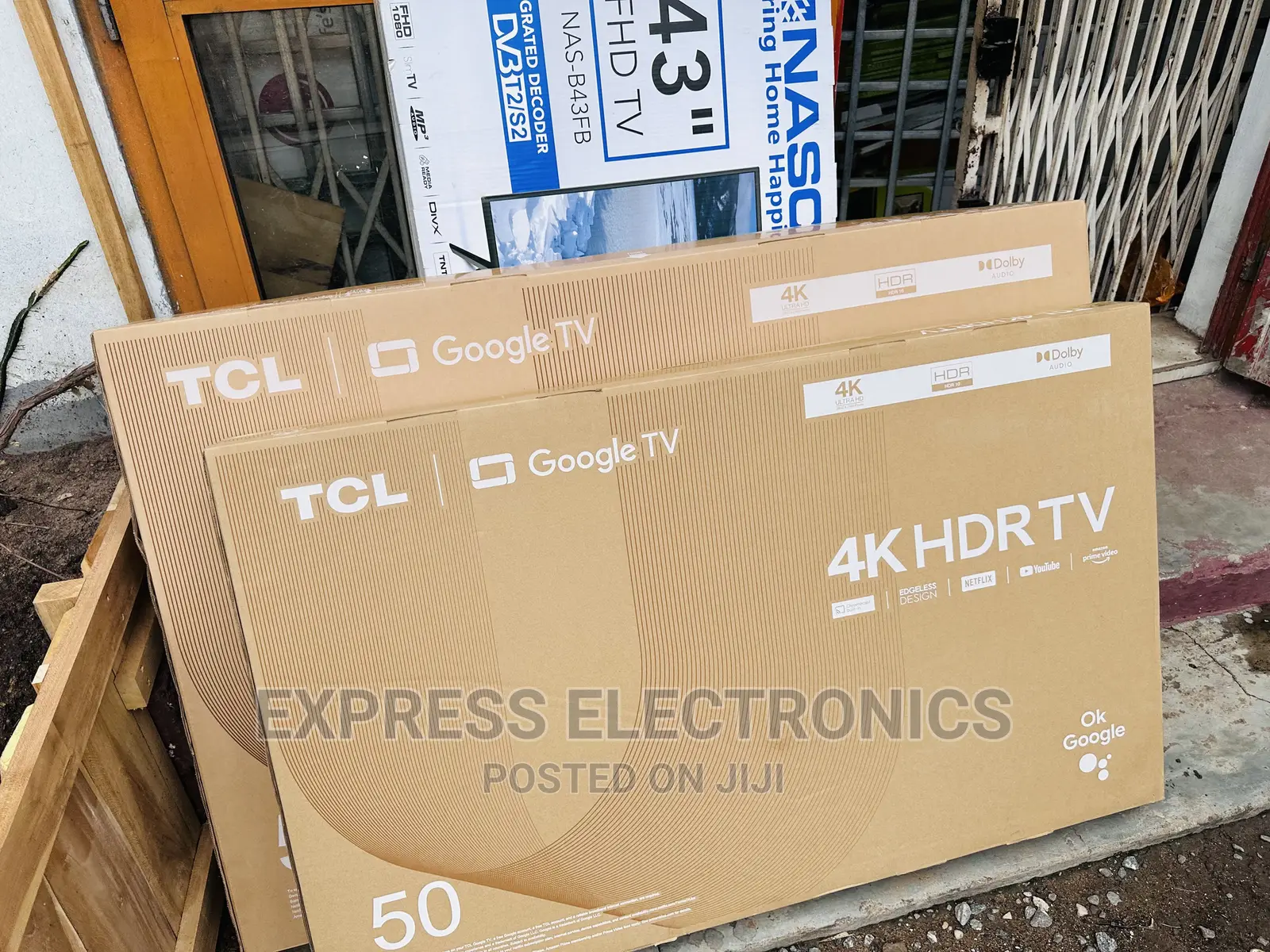 Edgeless Design Slim UHD Smart TCL 50”P635 Tv