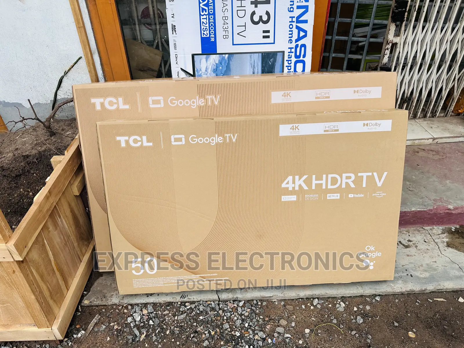 Edgeless Design Slim UHD Smart TCL 50”P635 Tv