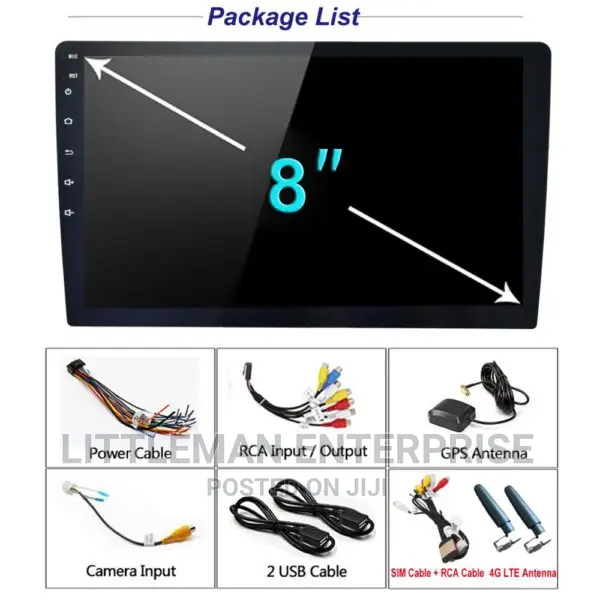 Car Android Player Universal 1din +FREE CAMERA
