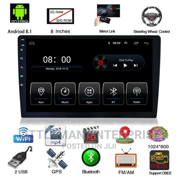 Car Android Player Universal 1din +FREE CAMERA