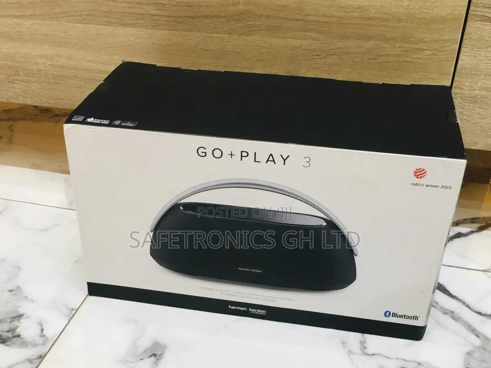 Black Bluetooth Harman Kardon Go + Play 3 Wireless Speaker