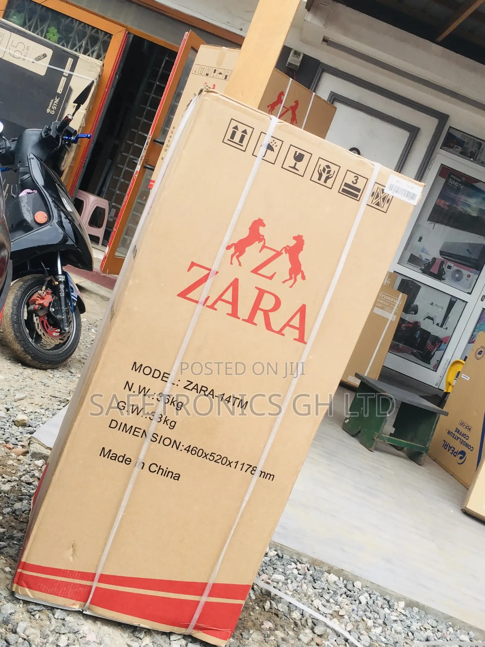 Gray Electric Essential Zara-14tm Doubledoor Topfreezer