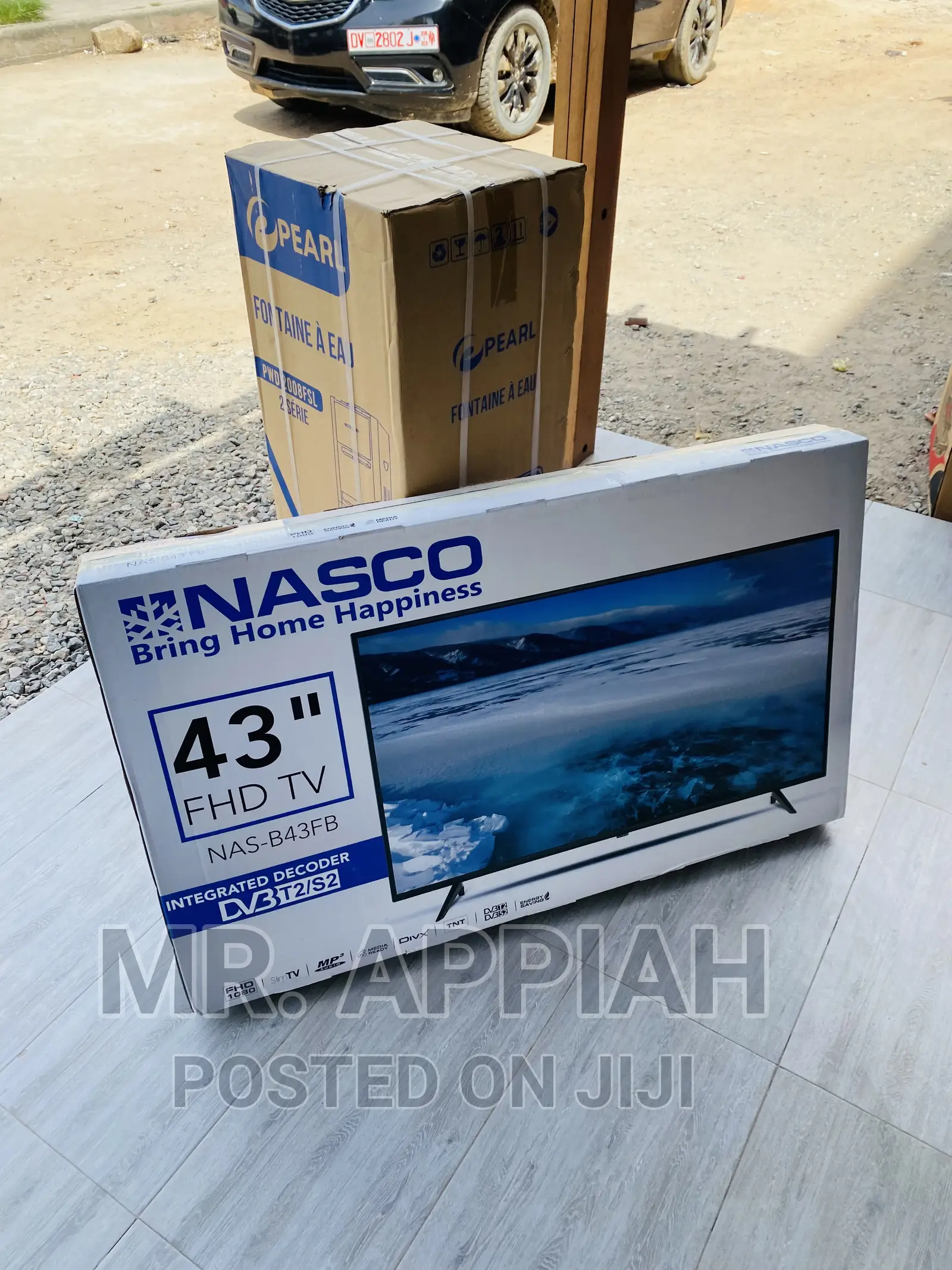 New Nasco 43 Inch Digital Satelite Electric LED Tv(Black).