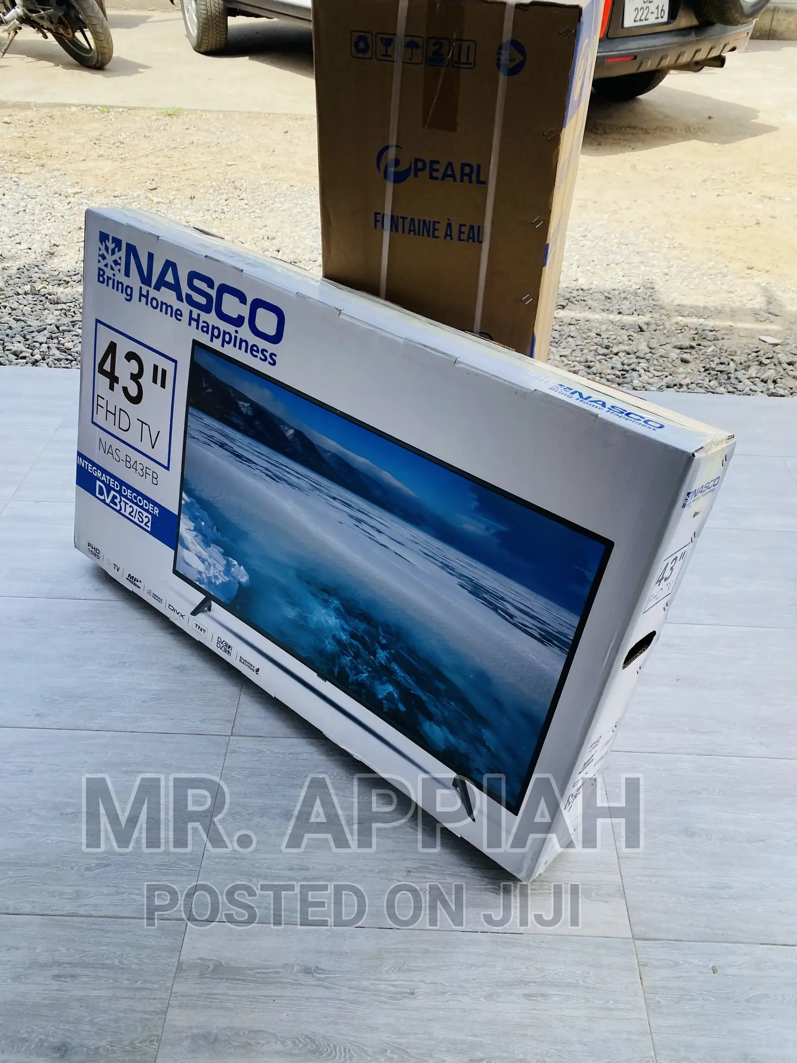 Reliable Nasco 43” Digital Satelite Electric LED Tv(Black).