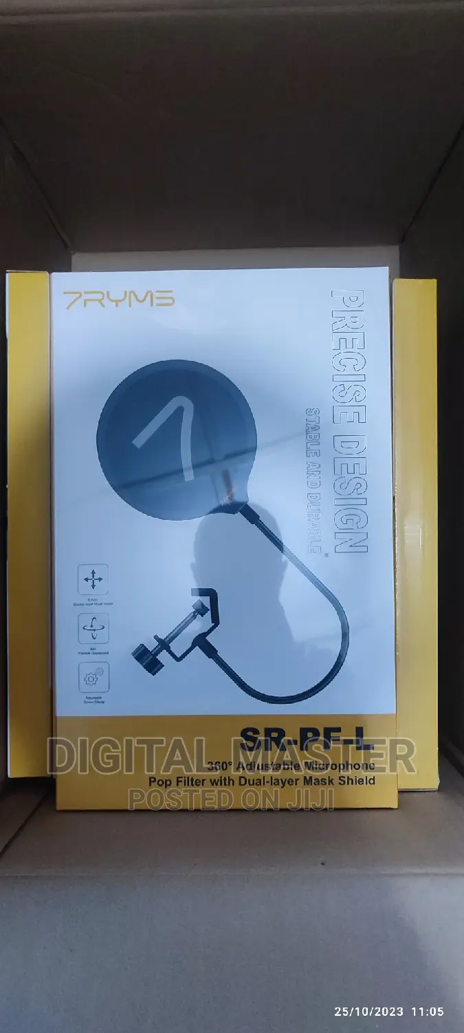Pop Filter With Dual-Layer Mask Shield