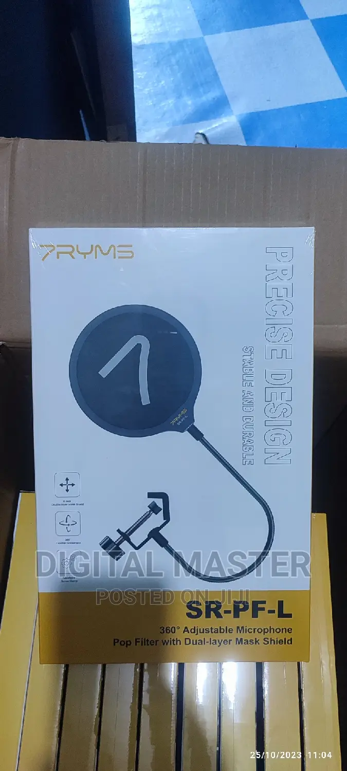 Pop Filter With Dual-Layer Mask Shield
