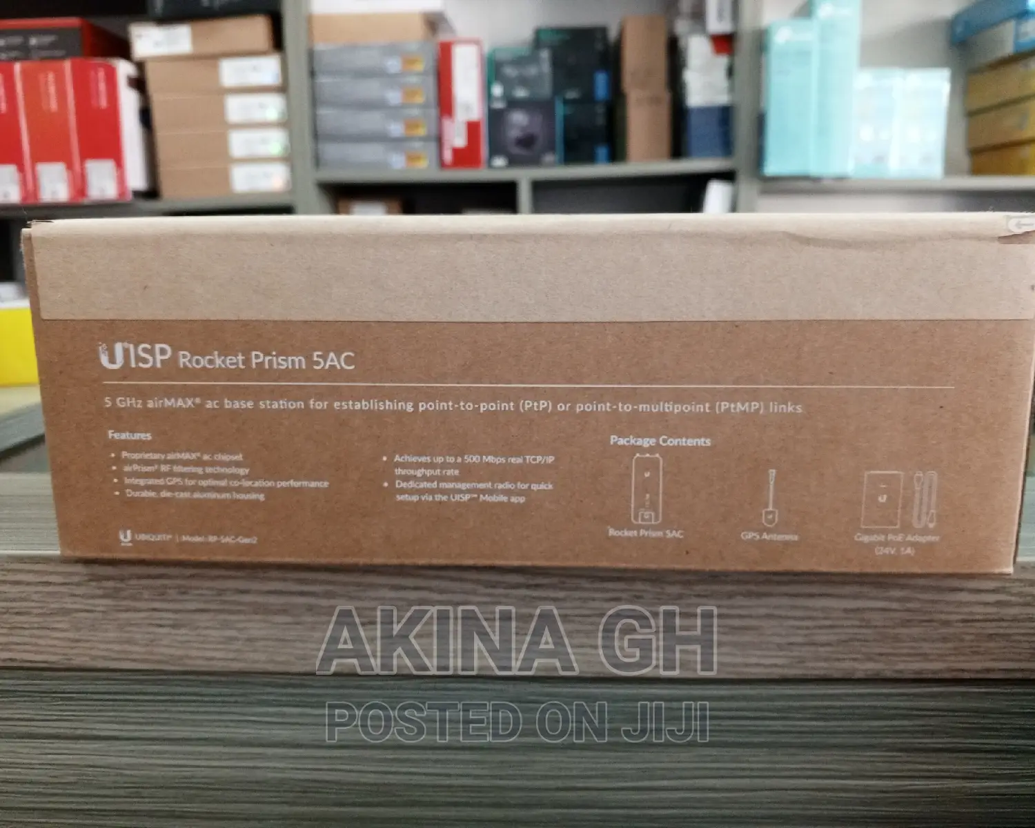 Ubiquiti Airmax Rocket Prism 5ghz Radio Rp-5ac-Gen2