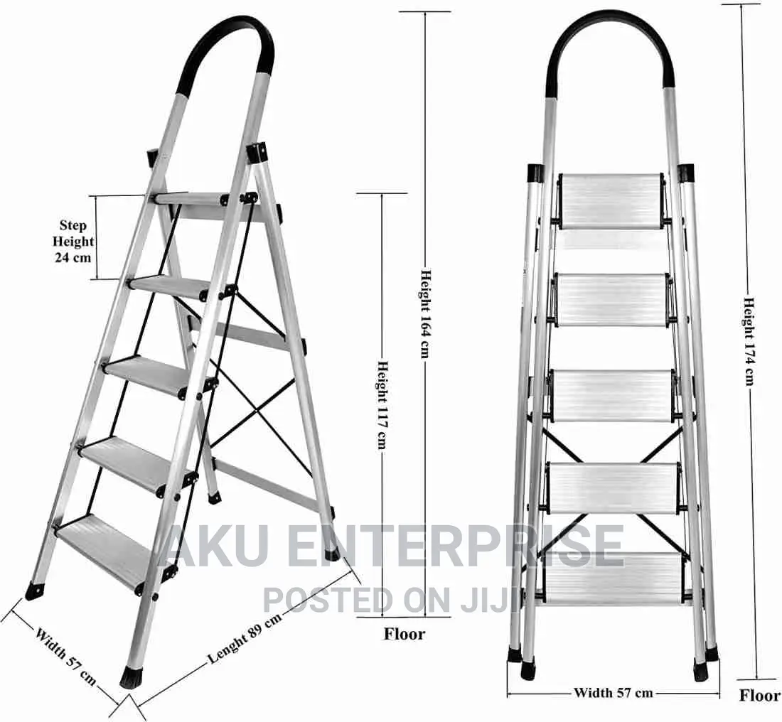 Foldable 5 Steps Ladder