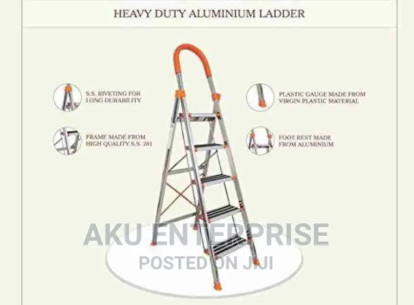 Foldable 5 Steps Ladder