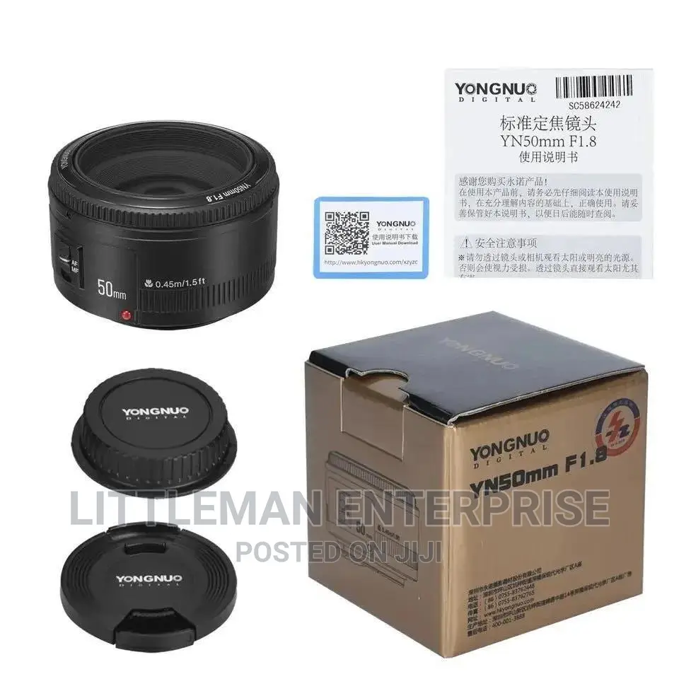 Camera 50mm Lens For Canon Yongnuo