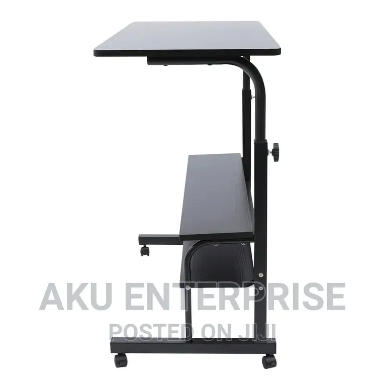 Laptop Computer Table Snack Table With Shleves, Adjustable