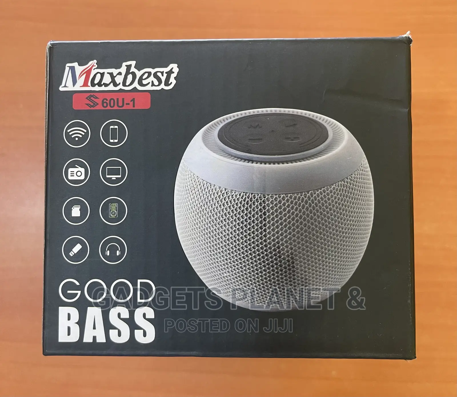 Maxbest Deep Base Mini Bluetooth Speaker With FM - S60u-1
