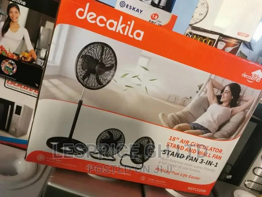 Quality ~Decakila 18” Industrial Fan