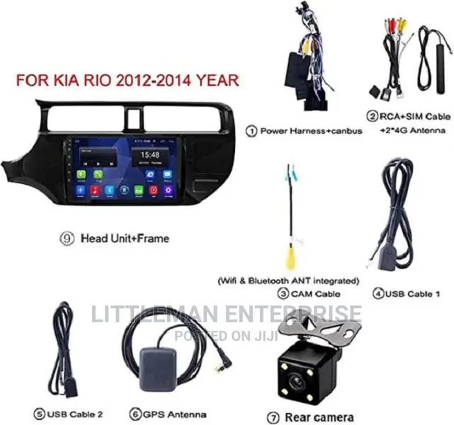 Kia Rio 2012-2016 Android Player