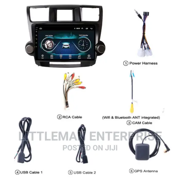 Toyota Highlander 2009 – 2014 Player Android +FREE CAMERA