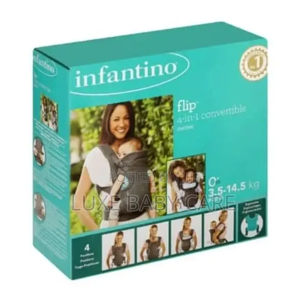 Infantino Flip Advanced 4-in-1 Convertible Baby Carrier