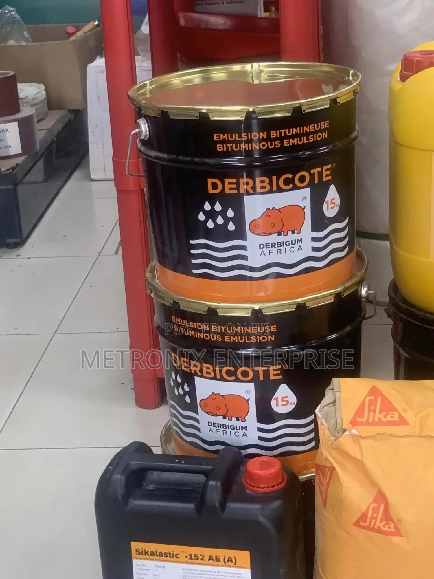 Derbicote Waterproof Bitumen Paint,15kg