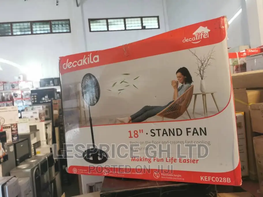 Cool Breeze~Decakila 18” 60w Standing Fan
