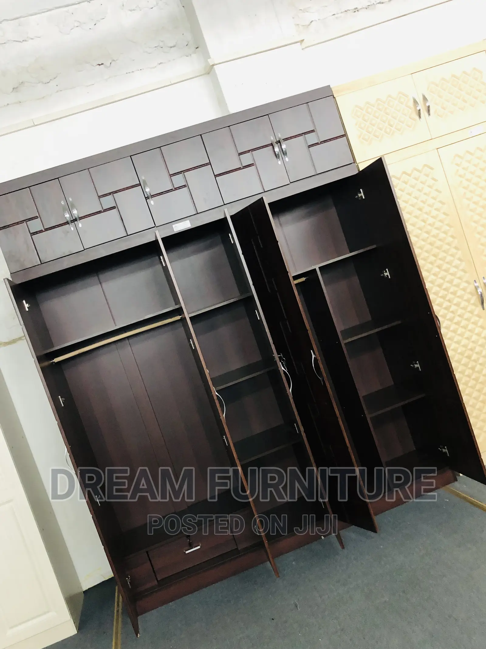 Six Doors Wardrobe(Imported)