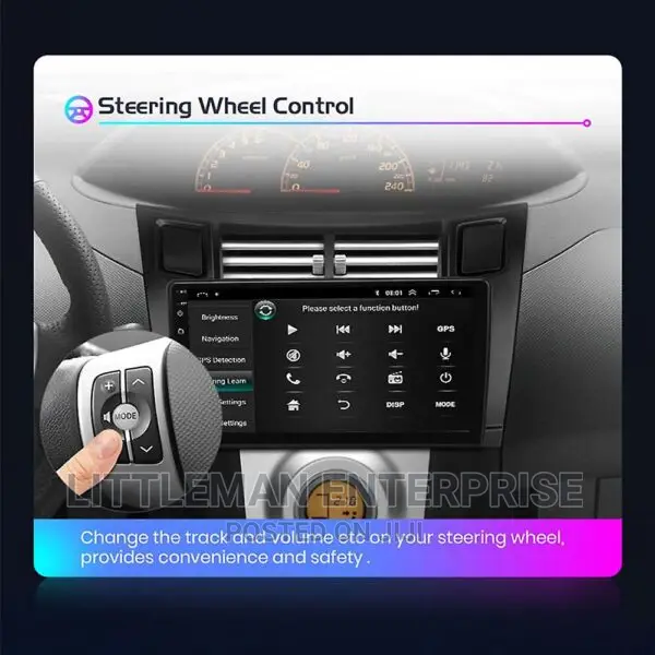 Toyota Vitz 2004-2015 Android Player +FREE CAMERA