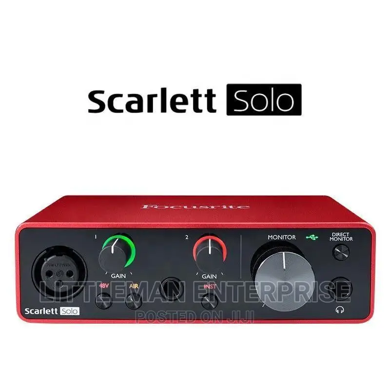 Focusrite Scarlet Solo Sound Card