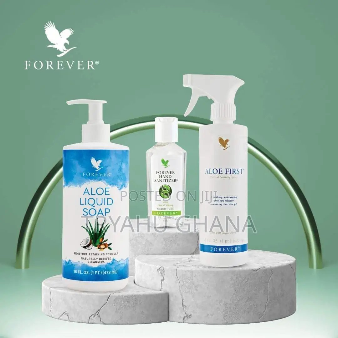 New Forever Aloe Liquid First Spray+Forever Hand Sanitizer