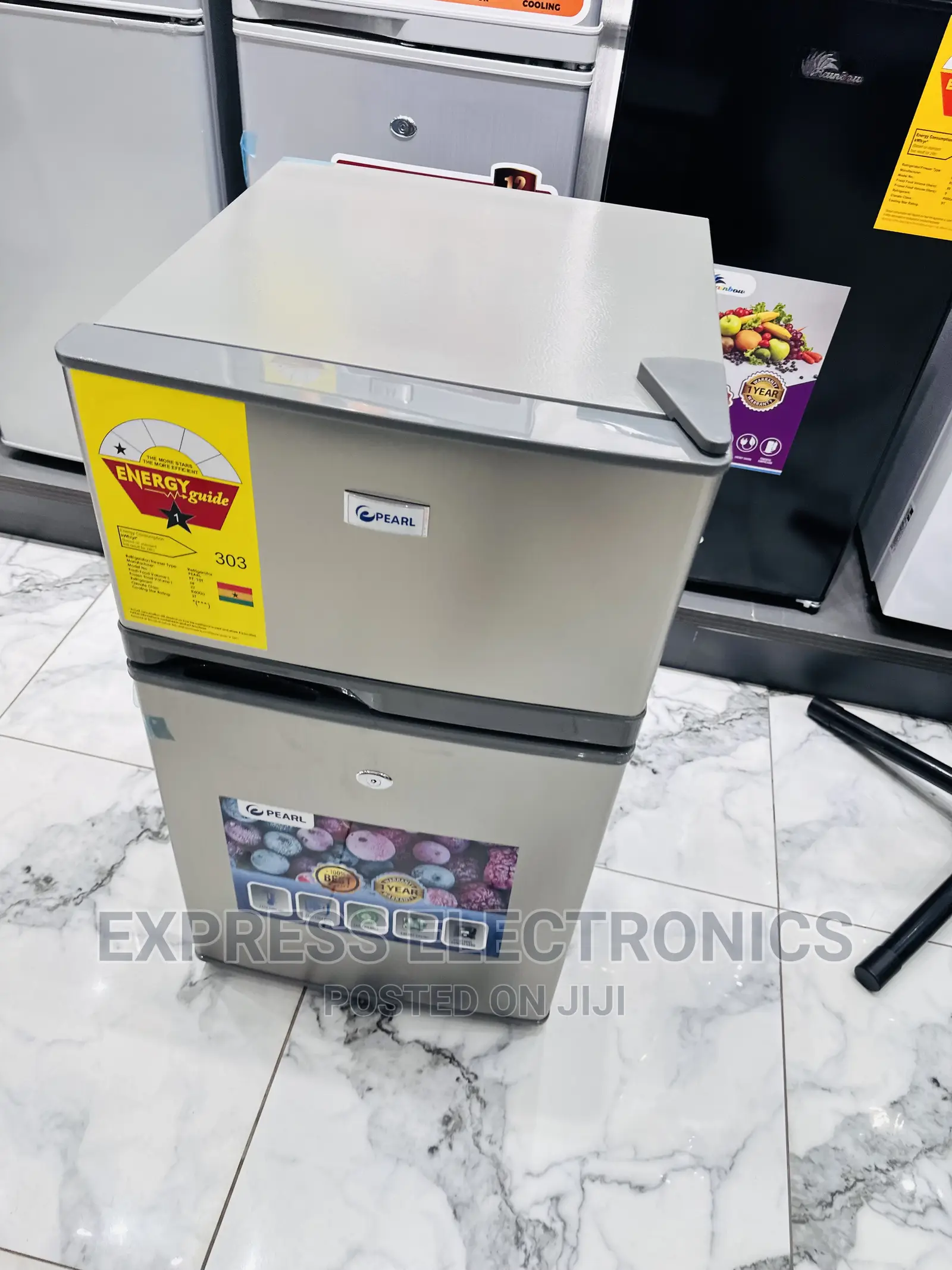 Frosty  Pair 10T Fridge Pearl