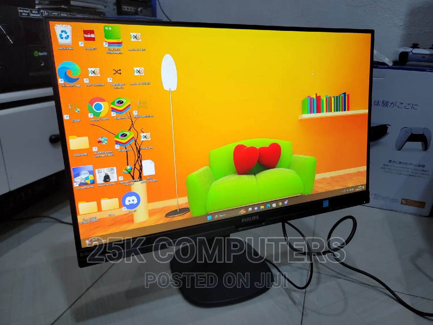 24inch FHD Ips PHILIPS Monitor 75hz, Type-C