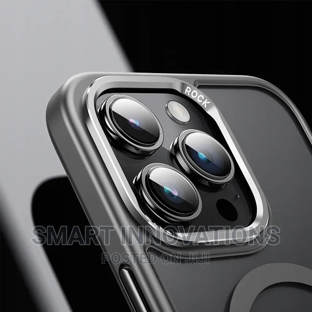 iPhone 15 Promax | 15 Pro Metal Lens Magsafe Case