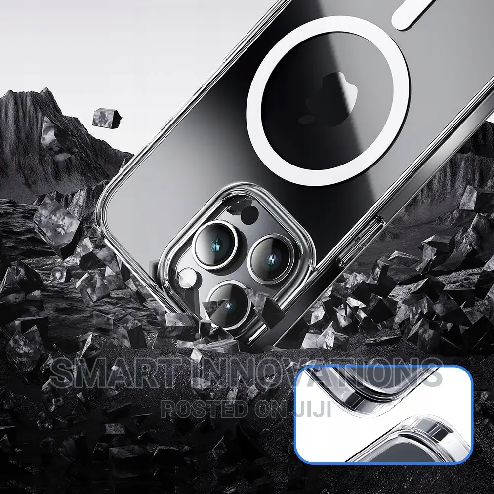iPhone 16 Promax | 16 Pro | 15 Pro Crystal Magsafe Case