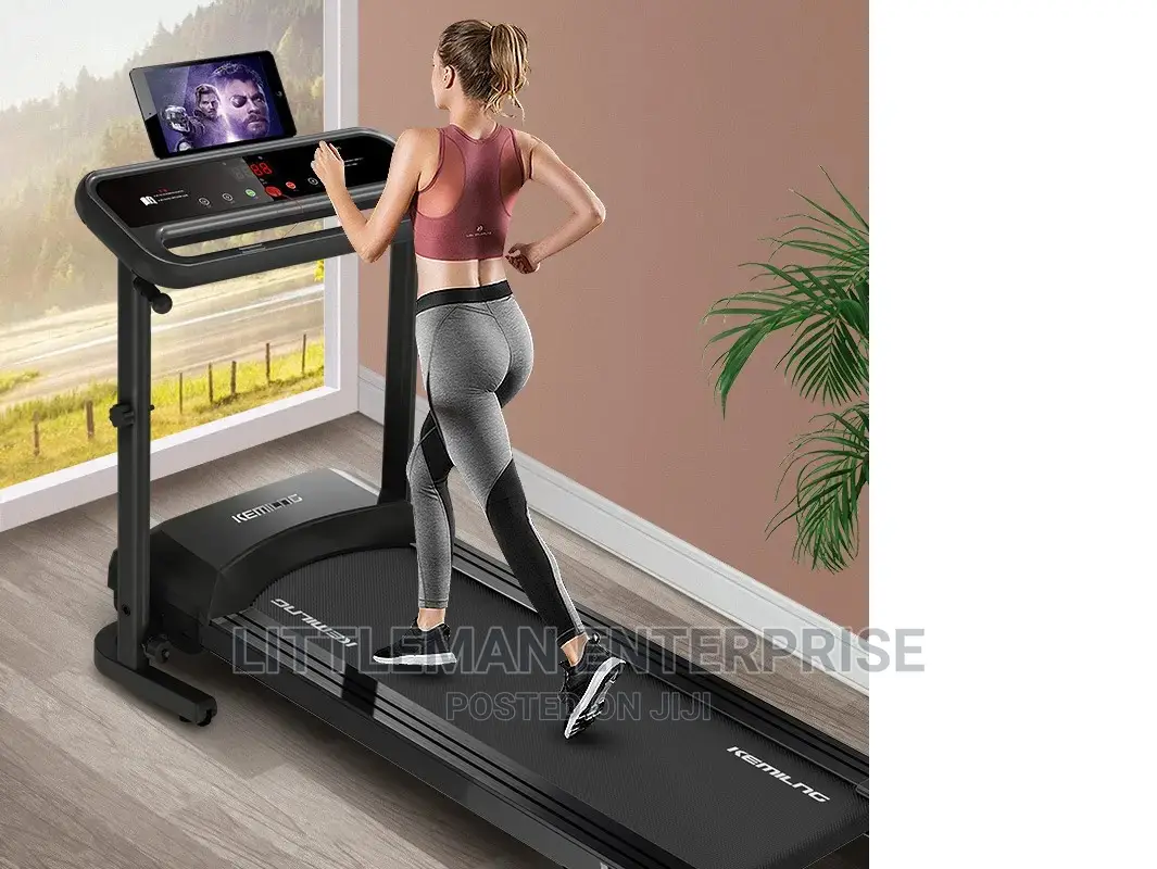 Electric Treadmill Foldable Inbuilt Bluetooth Mp3