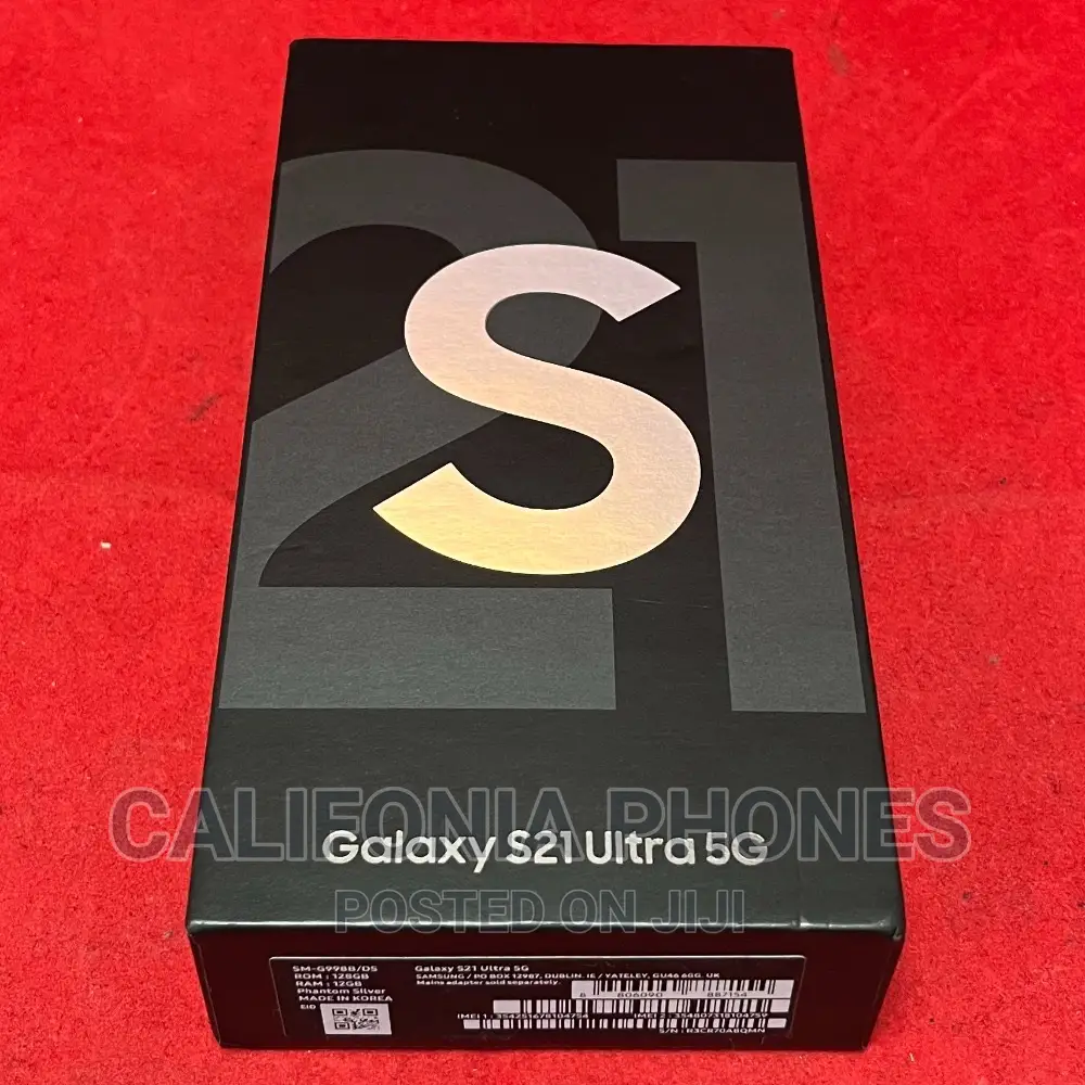 New Samsung Galaxy S21 Ultra 5G 128 GB Silver