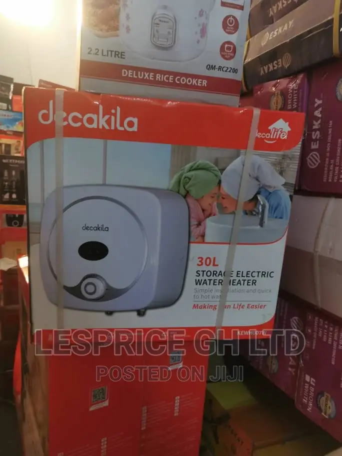 Decakila 30L Water Heater ~Intensive Heating