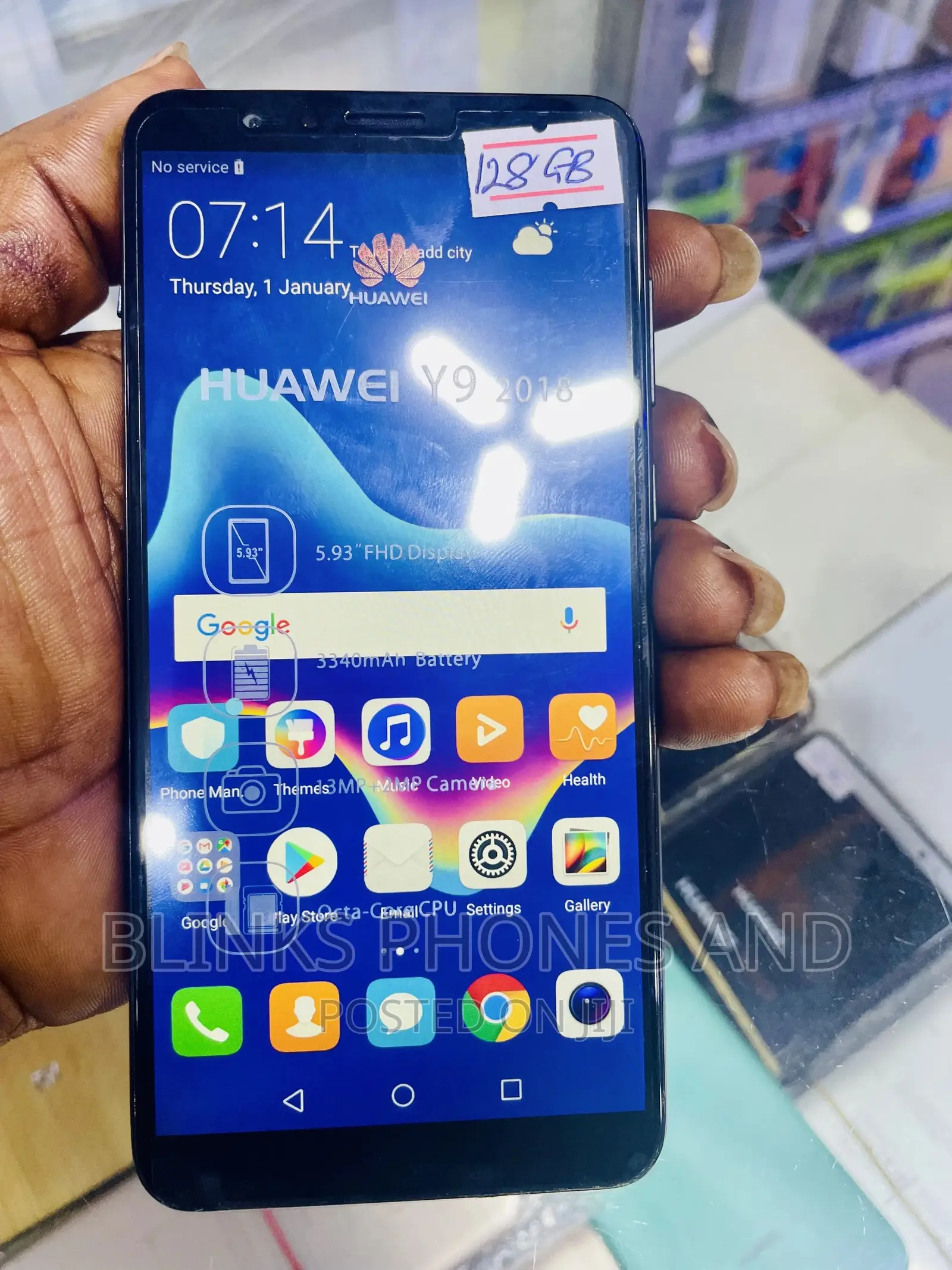 Huawei Y9 2018 128 GB Black