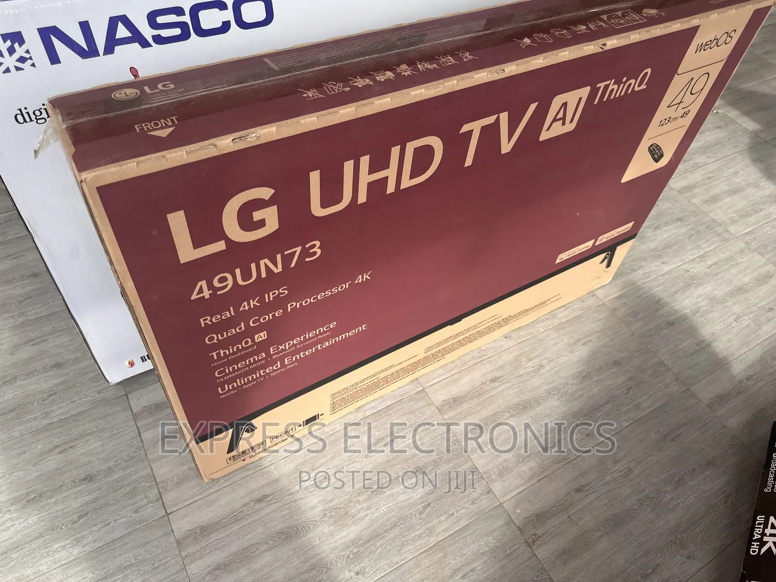 Cinematic Vision UHD 49”Un734 UHD Smart Lg Glossy