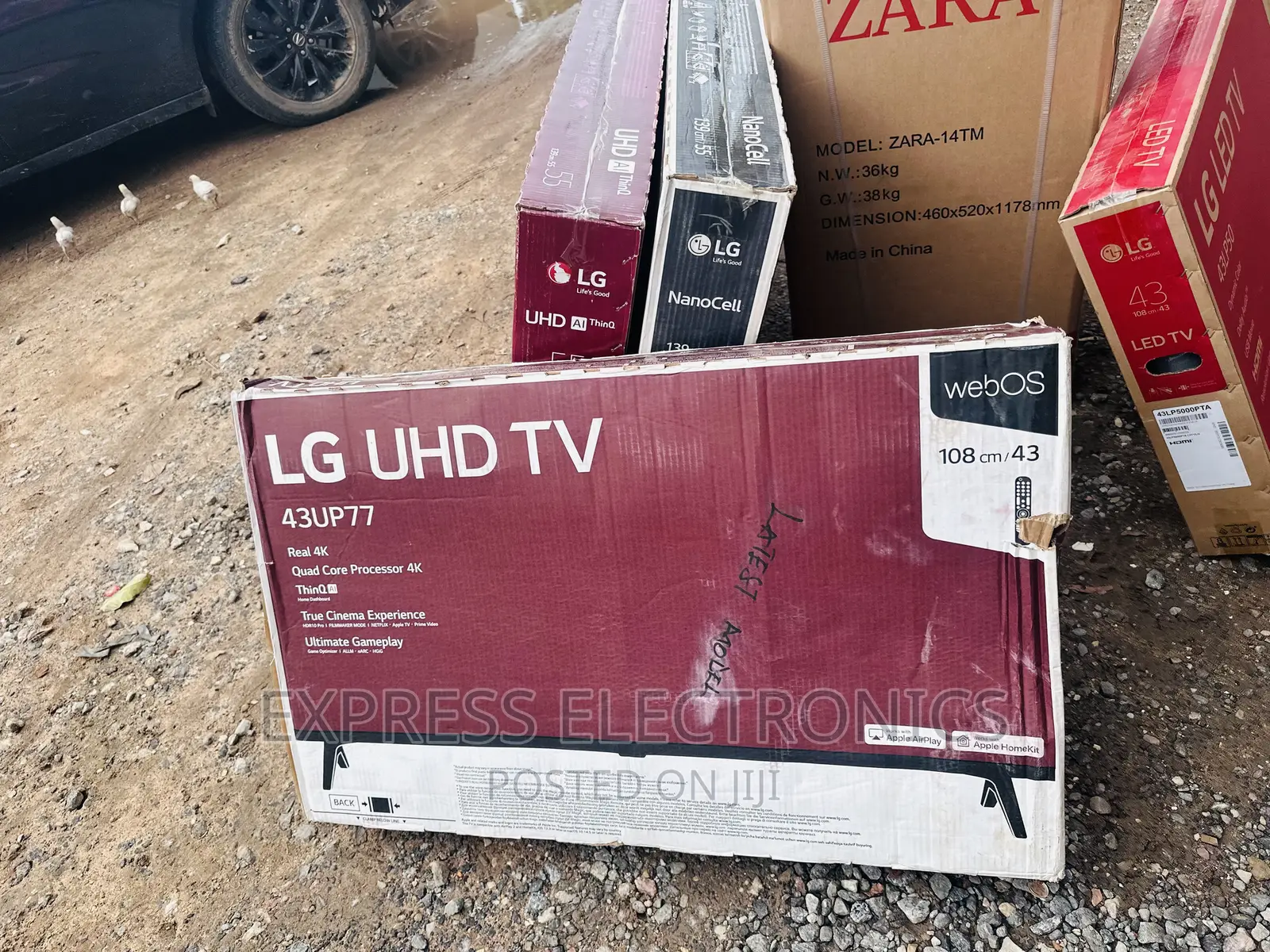 Cinematic Vision UHD Lg 43”Up77 Glossy Slim Tv