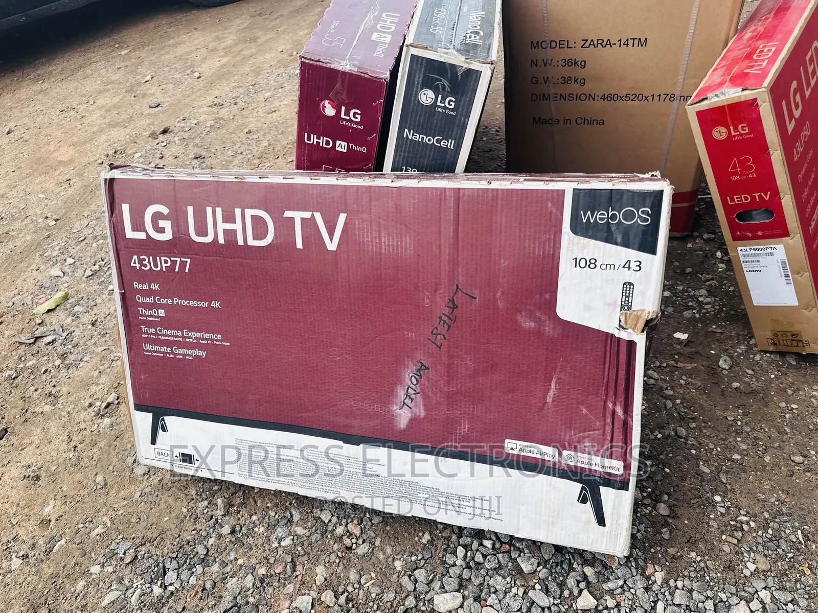 Glossy Slim UHD Smart Lg 43”Up77