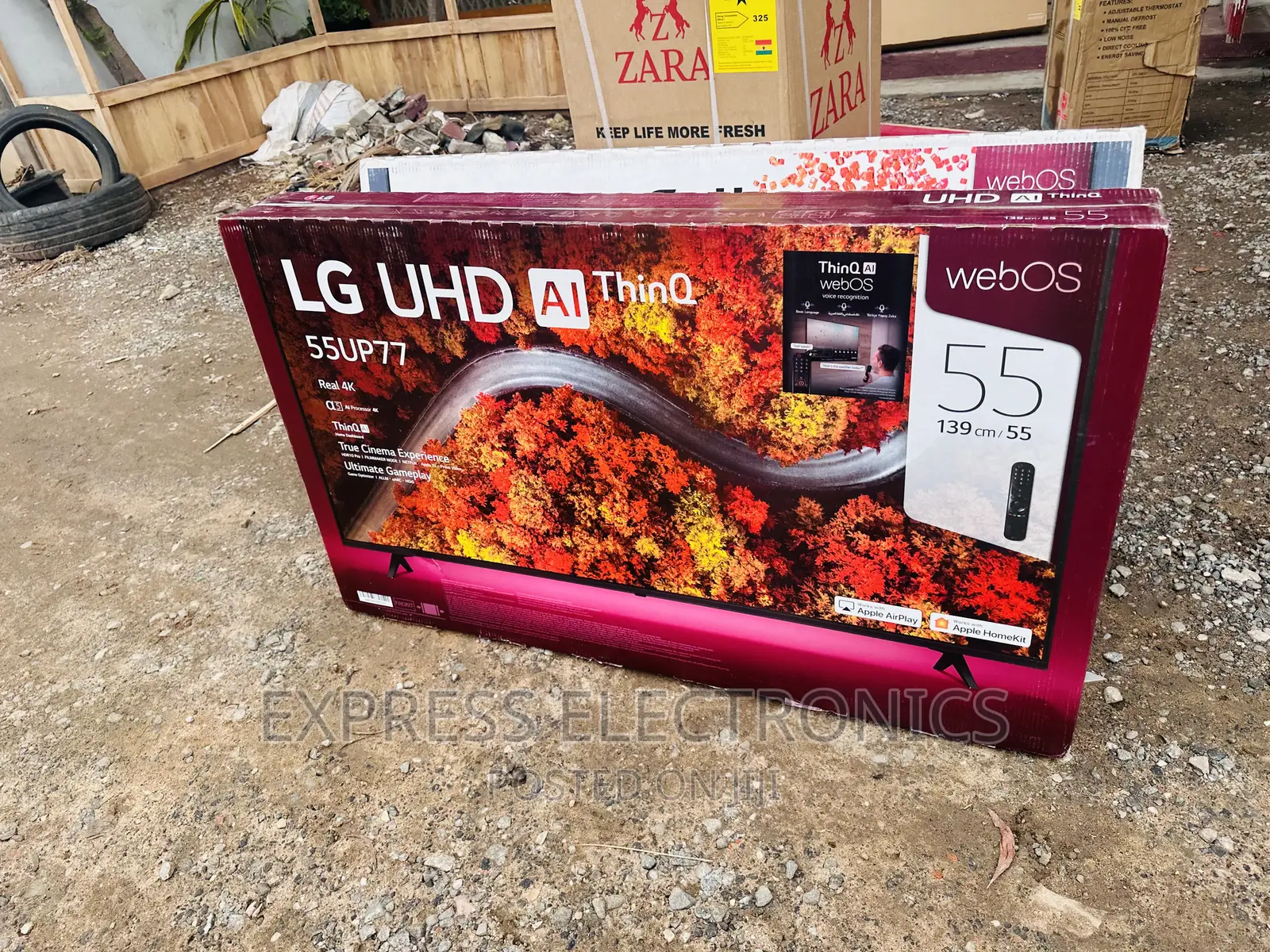 Text Us for Your LG UHD Smart 55”Up77 Tv 