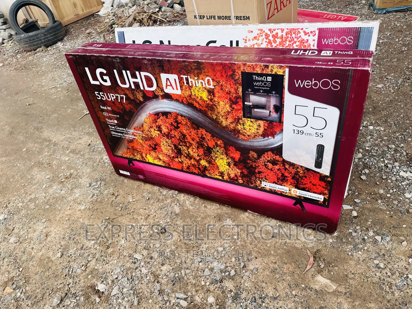 Cinematic Vision UHD Smart Glossy 55”Up77 Tv LED
