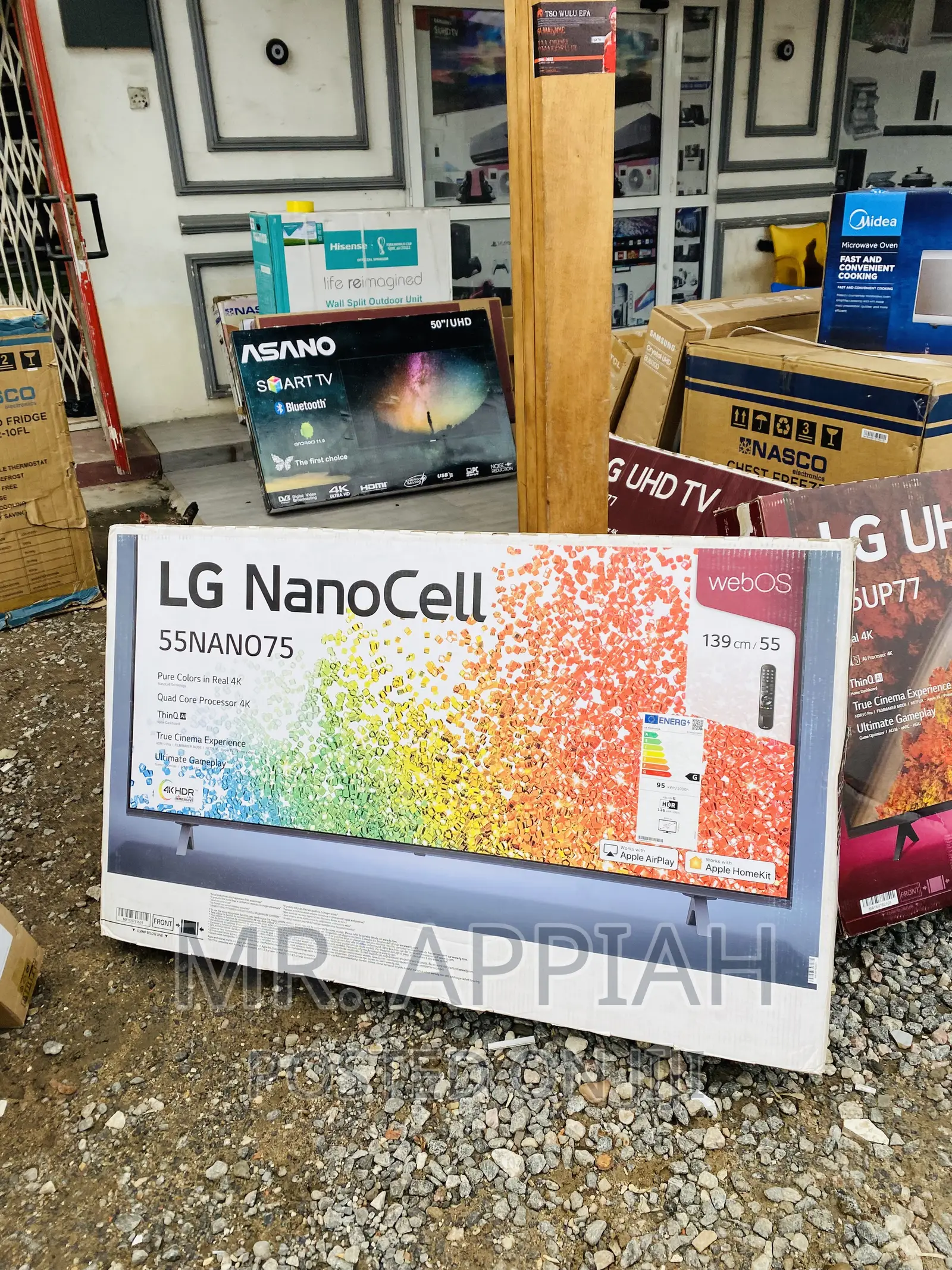 Shop Authentic LG 55NAN0756 Nanocell Smart Tv(55 Inch)Black