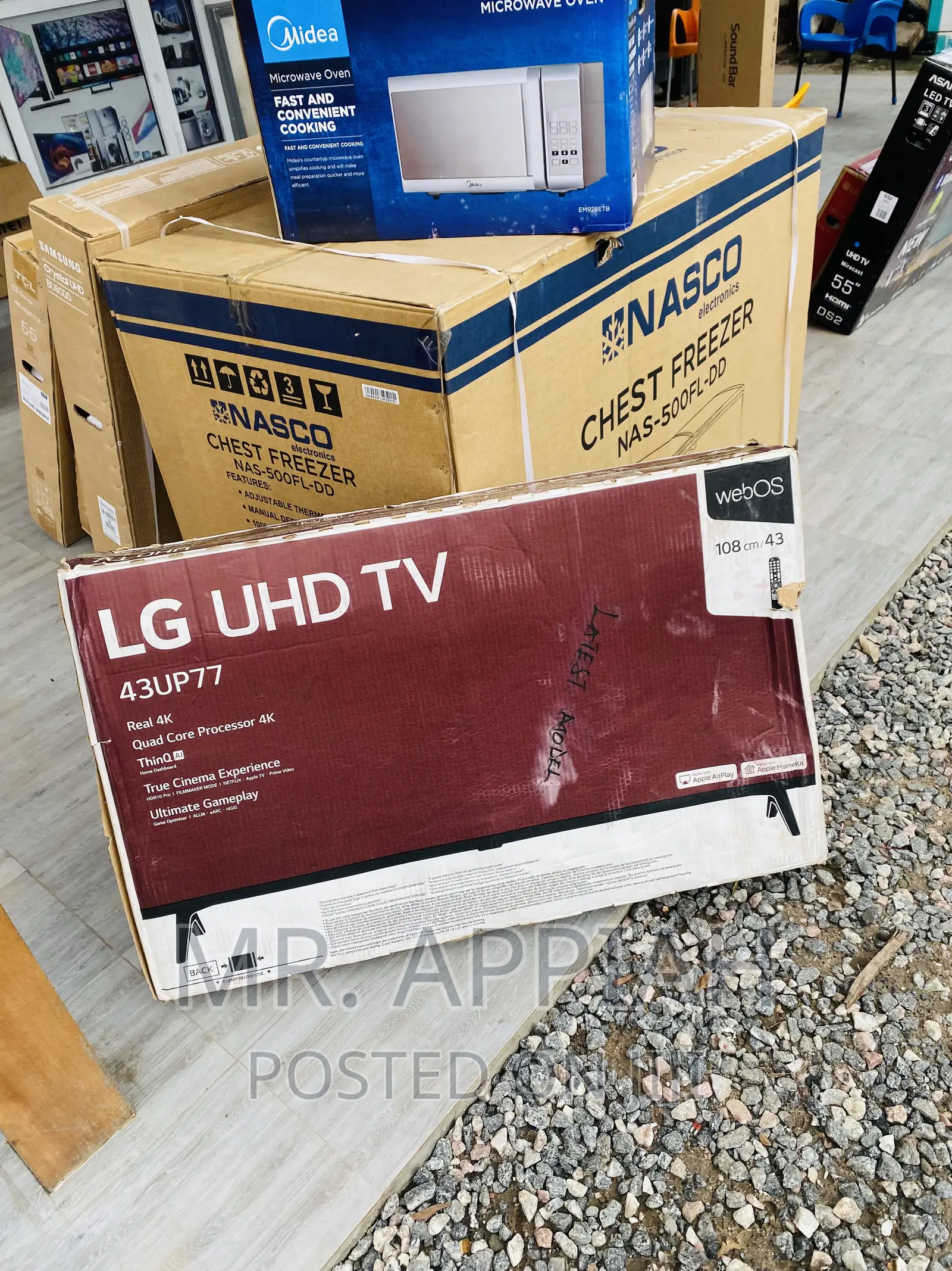 Shop Durable LG 43 Inch UHD Smart LED Tv(Black)43UP7700.