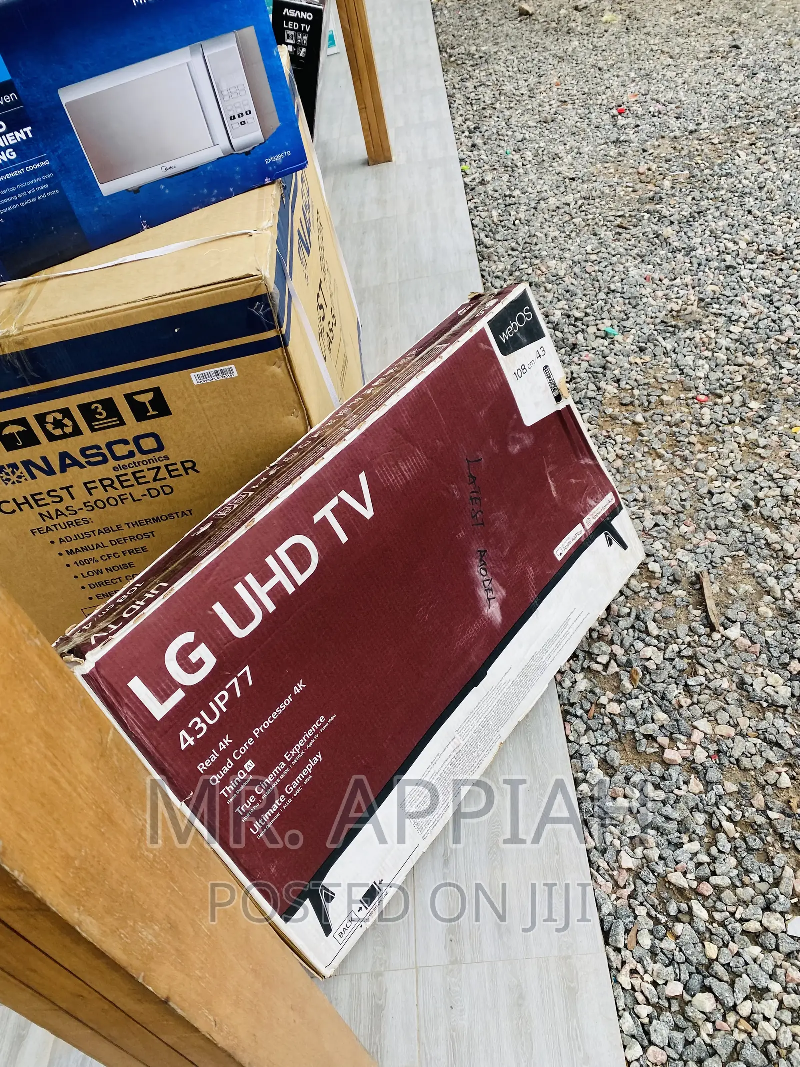Shop Durable LG 43 Inch UHD Smart LED Tv(Black)43UP7700.