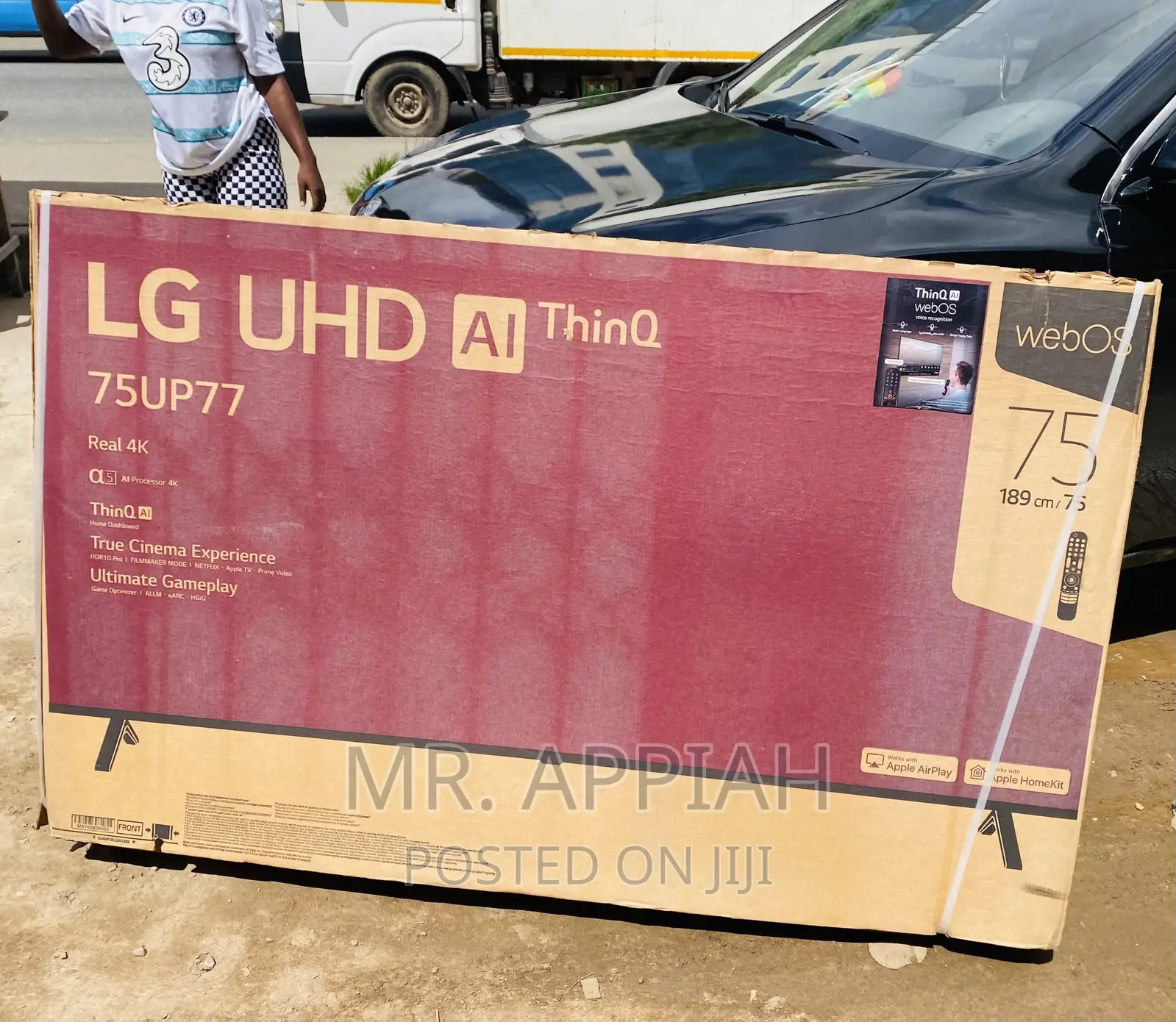 Shop Durable LG 75UP7760 75 Inch LED Tv(Black).