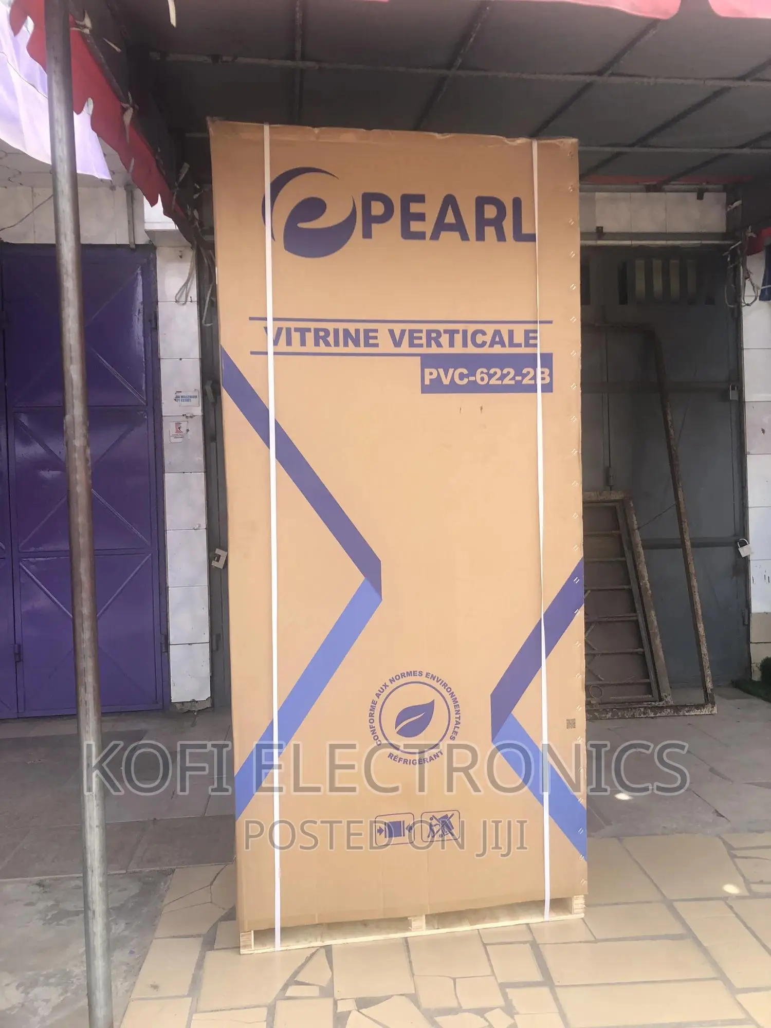 Best Quality Pearl PVC 622-2b Double Door Display Fridge