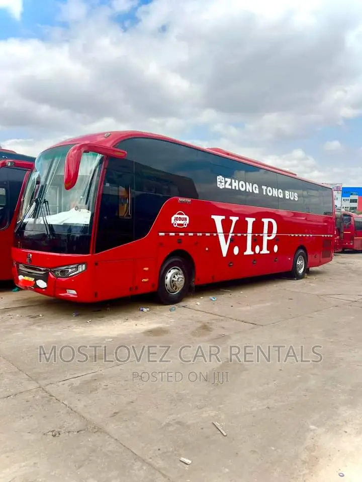 Car Rentals Services- Vip Bus Hire in Ghana- 50 Seat Bus