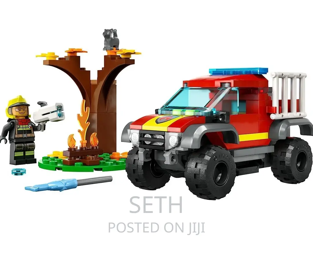 LEGO City 4x4 Fire Engine Rescue Truck 60393,