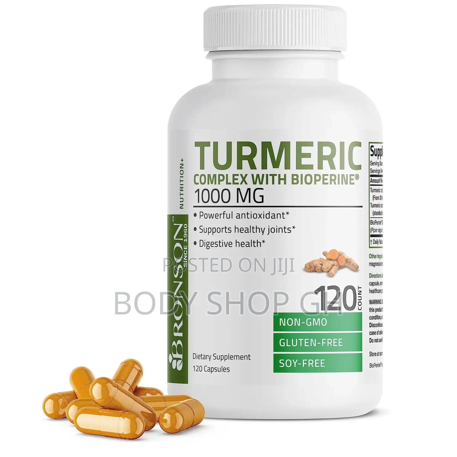Turmeric Curcumin With Bioperine -High Potency Joint Support
