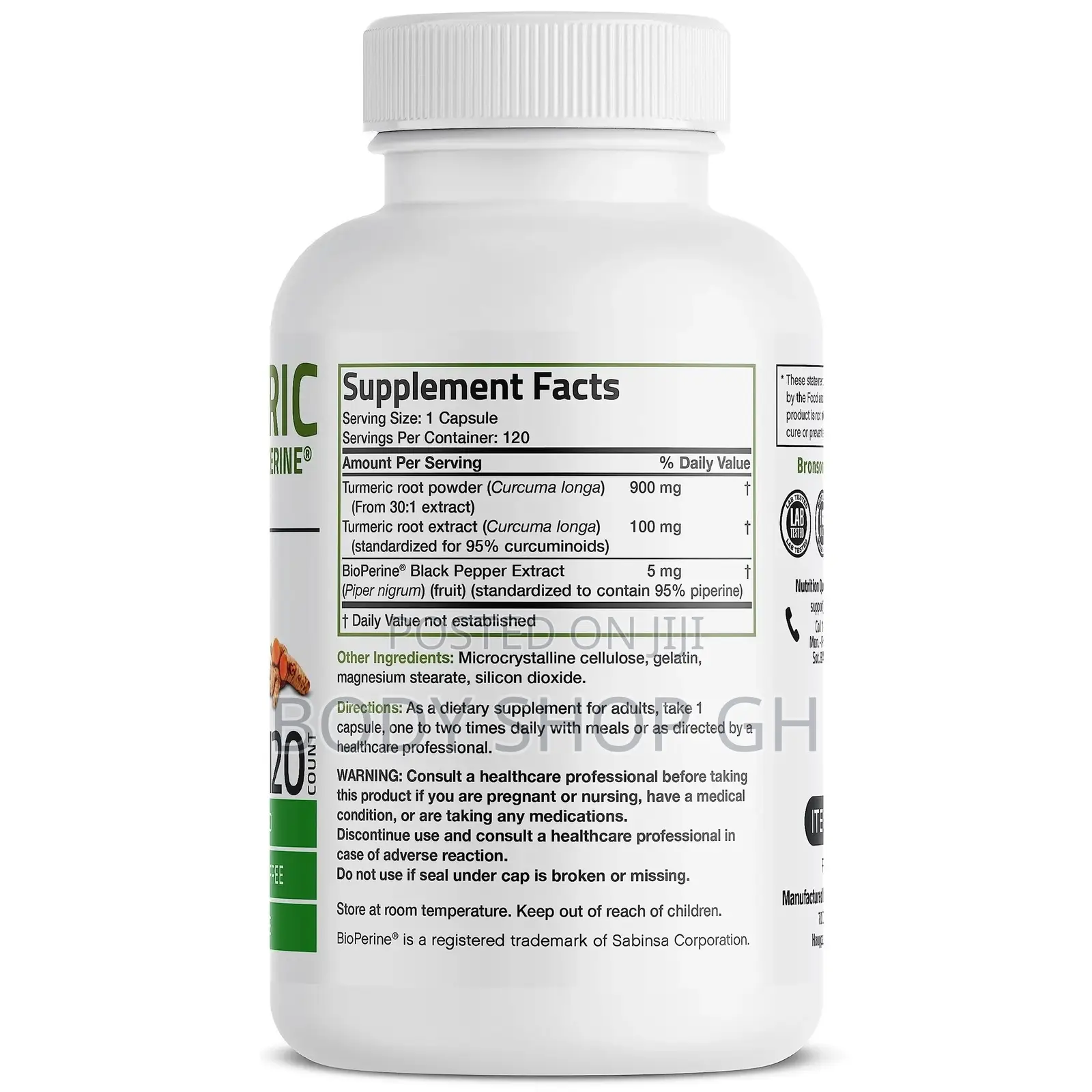 Turmeric Curcumin With Bioperine -High Potency Joint Support